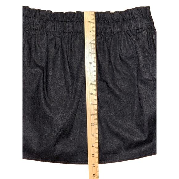 NWOT Kourt Linen/Cotton Paper Bag Mini Skirt Small - Picture 6 of 6